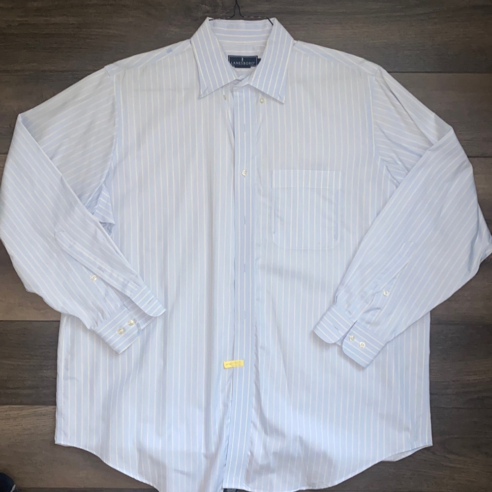 Mens button down work shirt size 17